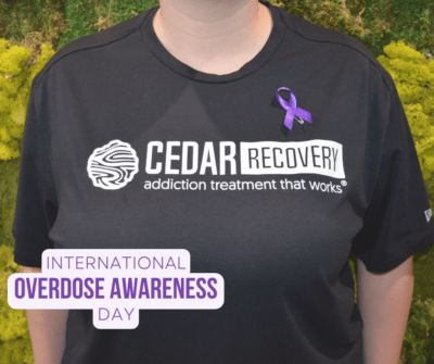 August 31st is International Overdose Awareness Day | Cedar Recovery