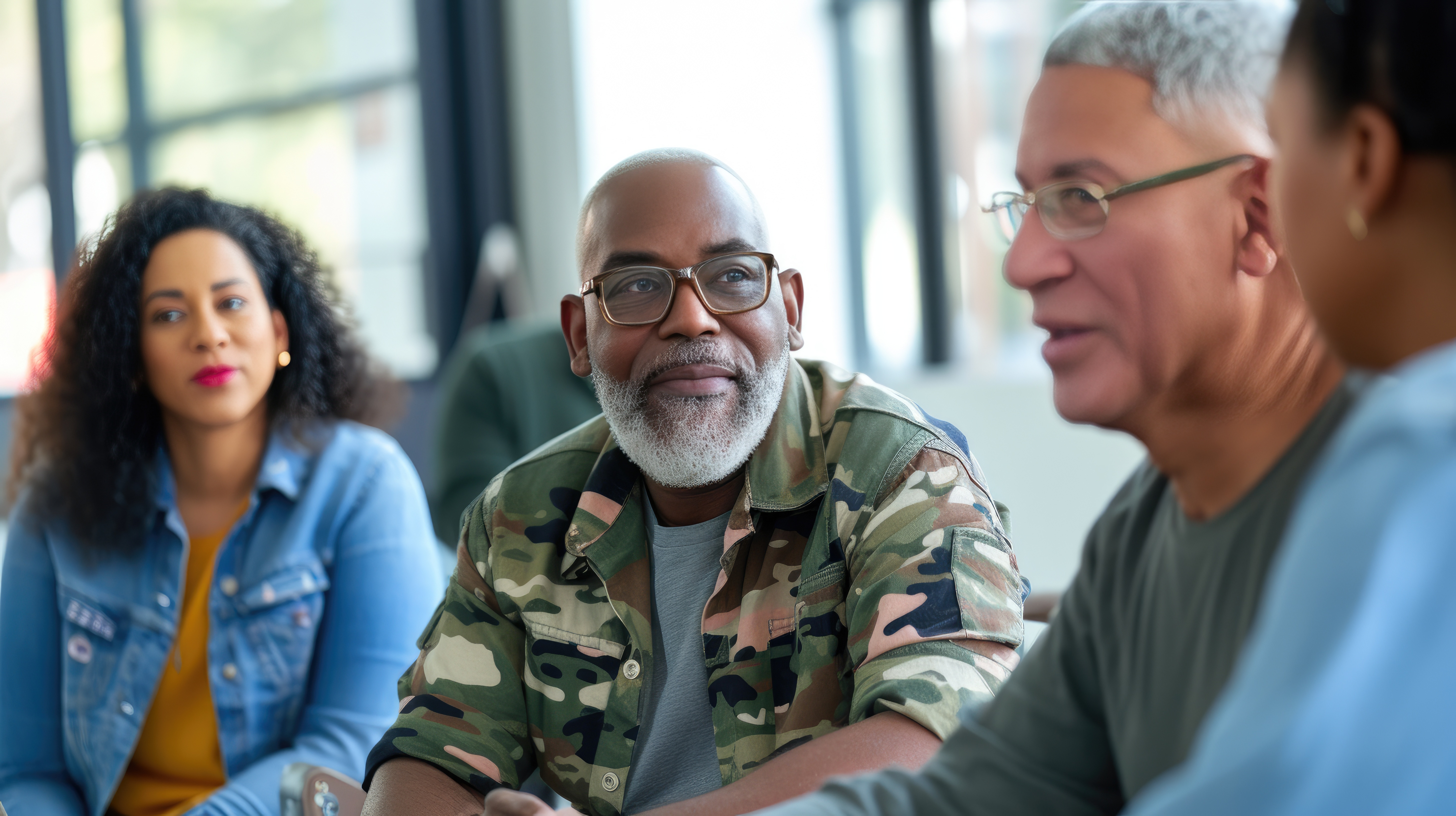 Ethnic Diversity in Veterans’ Group Therapy a diverse group of middle aged individuals in Opioid Treatment Programs