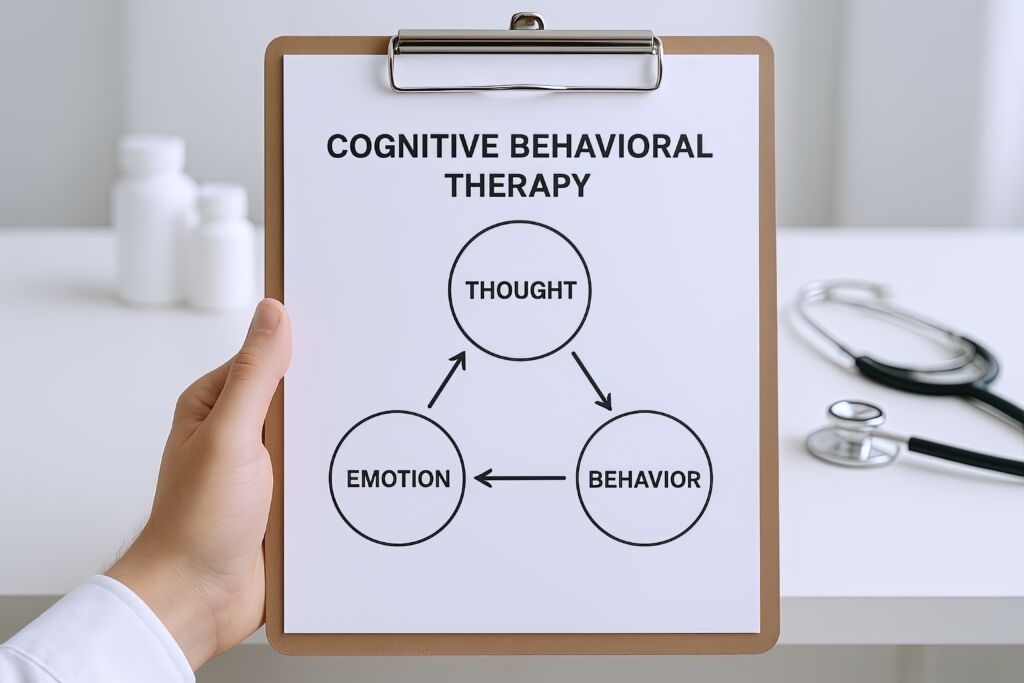 How Cognitive Behavioral Therapy (CBT) Supports Recovery from Opioid Addiction 2 CBT Header