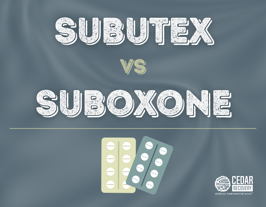 Subutex vs