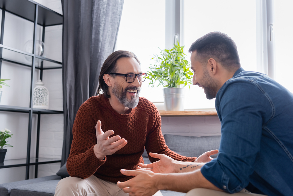 Individual therapy session for alcohol abuse treatment.