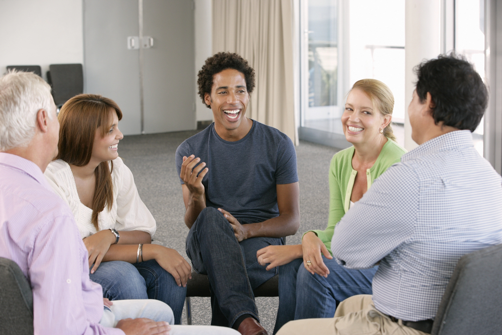Group meeting session for suboxone treatment at Cedar Recovery.
